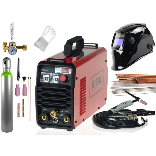 Spawarka Ideal Praktik TIG 200 DC Digital - zestaw - PTIG200D-G - Ideal - 1