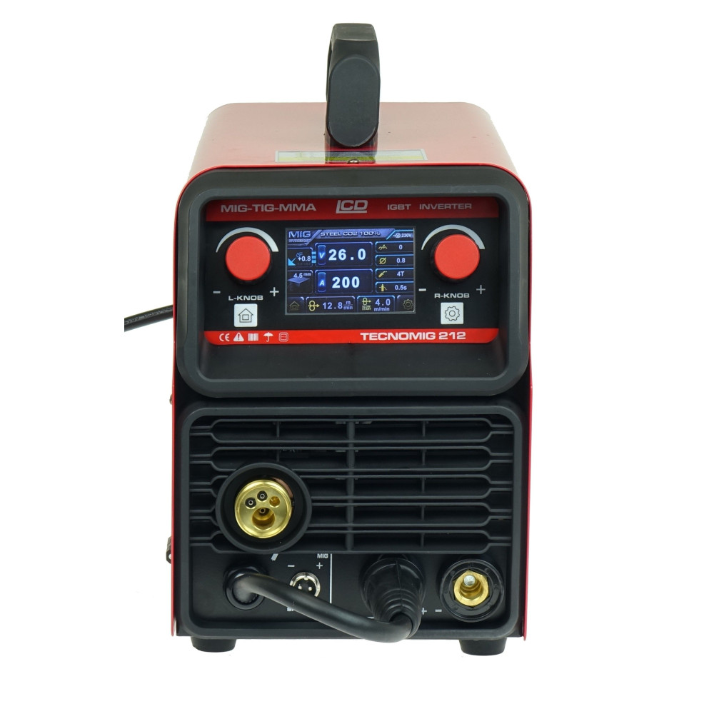 Spawarka Ideal Tecnomig 212 LCD Synergic - zestaw - TMIG212LCD-G - Ideal - 9