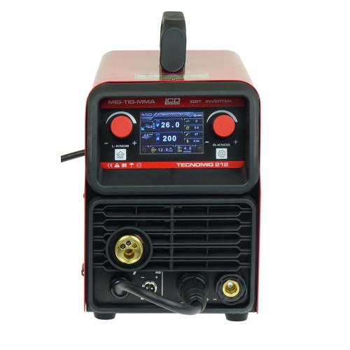 Spawarka Ideal Tecnomig 212 LCD Synergic - zestaw - TMIG212LCD-G - Ideal - 9