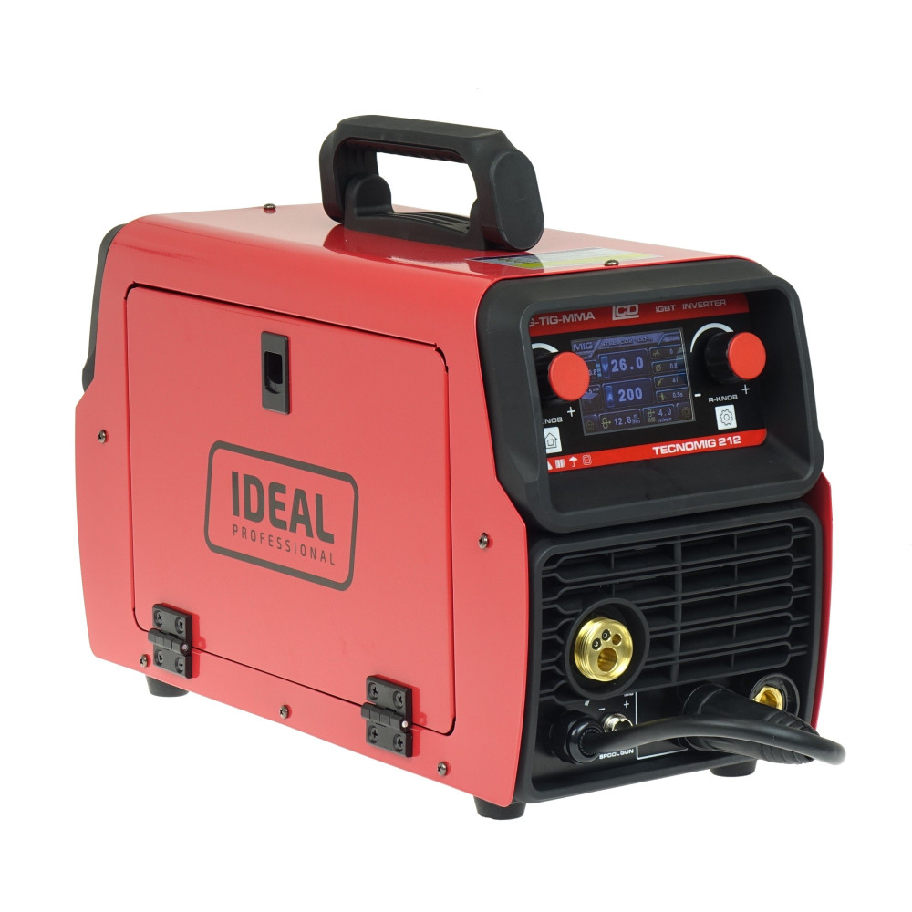 Spawarka Ideal Tecnomig 212 LCD Synergic - zestaw - TMIG212LCD-G - Ideal - 11