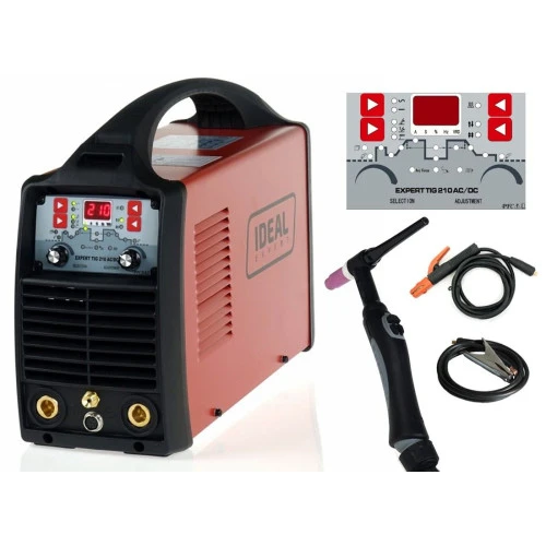 Spawarka Ideal Expert TIG 210 AC/DC PFC - zestaw - EXTIG210AC-G - Ideal - 2 2