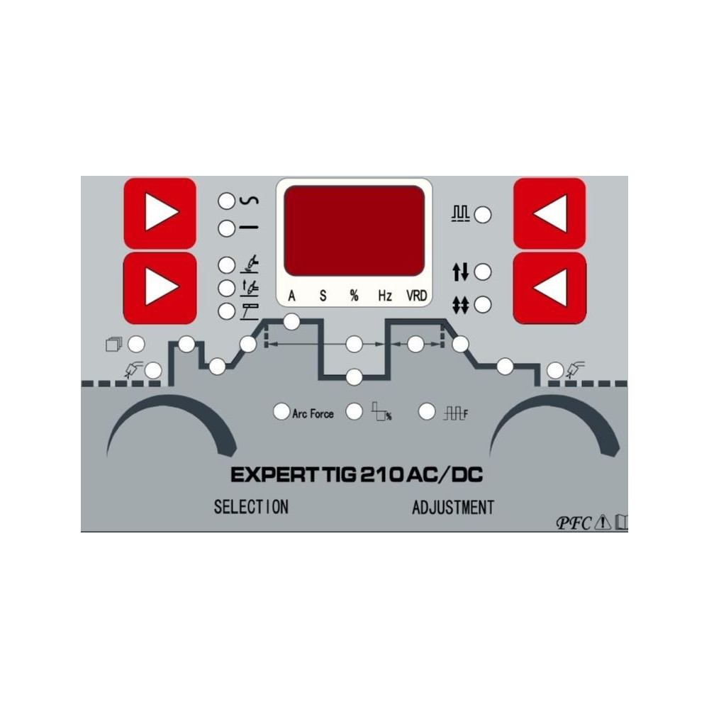 Spawarka Ideal Expert TIG 210 AC/DC PFC - zestaw - EXTIG210AC-G - Ideal - 10