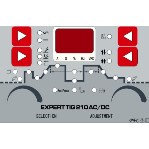 Spawarka Ideal Expert TIG 210 AC/DC PFC - zestaw - EXTIG210AC-G - Ideal - 10