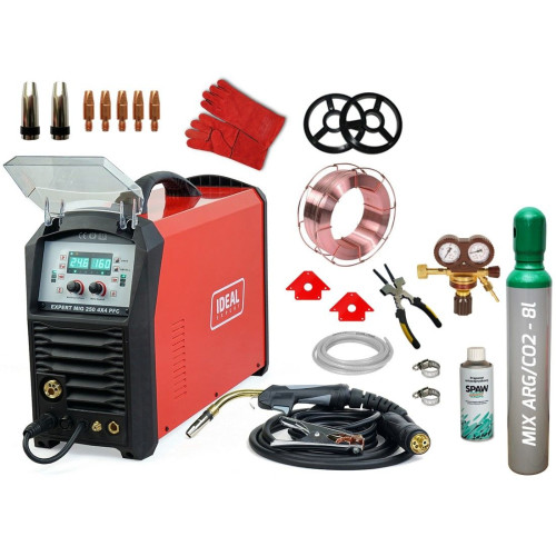 Spawarka Ideal Expert MIG 250 4x4 PFC Synergic - zestaw - EXMIG250PFC-G - Ideal - 2