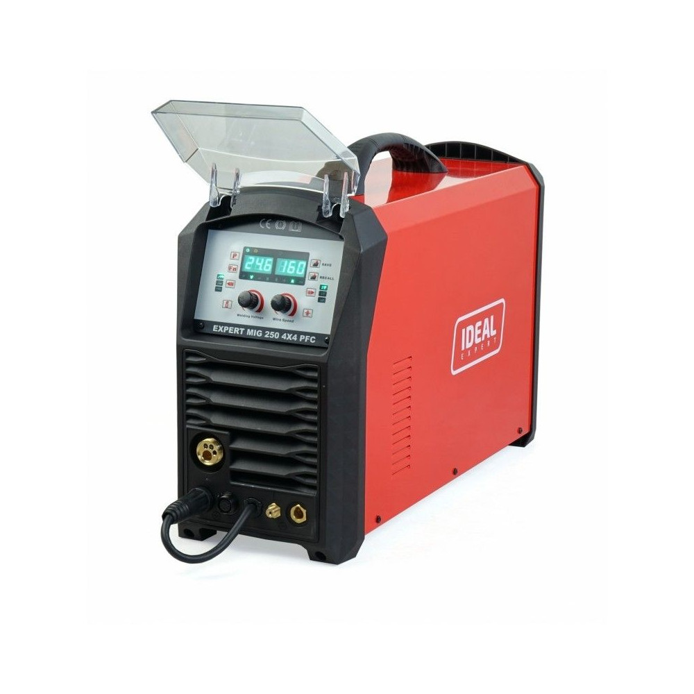 Spawarka Ideal Expert MIG 250 4x4 PFC Synergic - zestaw - EXMIG250PFC-G - Ideal - 10