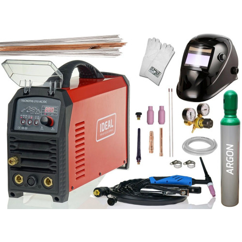 Spawarka Ideal Tecnotig 215 AC/DC Pulse - zestaw - TTIG215AC-G - Ideal - 1