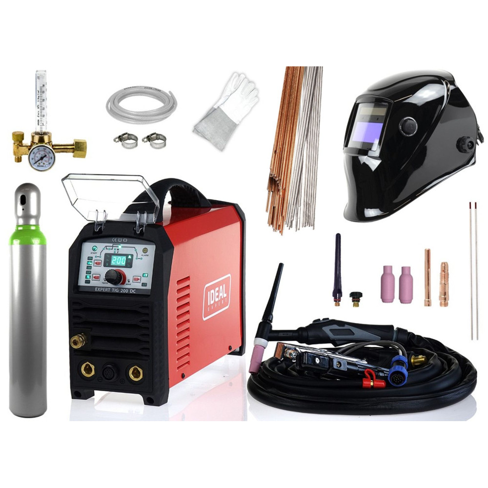 Spawarka Ideal Expert TIG 200 DC Pulse - zestaw - EXTIG200DC-G - Ideal - 1