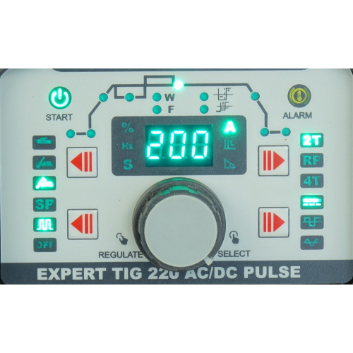 Spawarka Ideal Expert TIG 220 AC/DC Pulse - zestaw - EXTIG220AC-G - Ideal - 6
