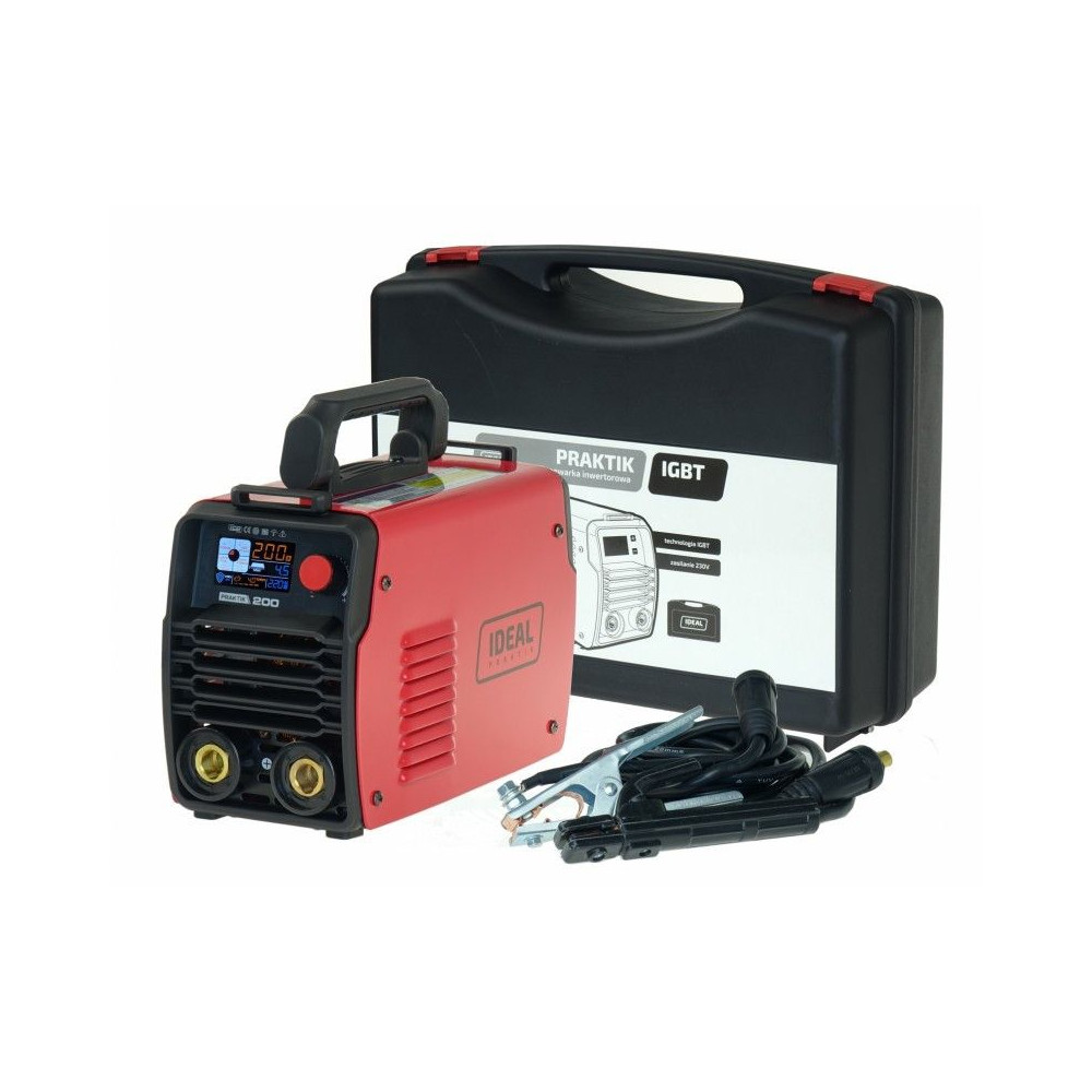 Spawarka Ideal Praktik 200 LCD Synergy - zestaw - PRAKTIK200LCD-G - Ideal - 3