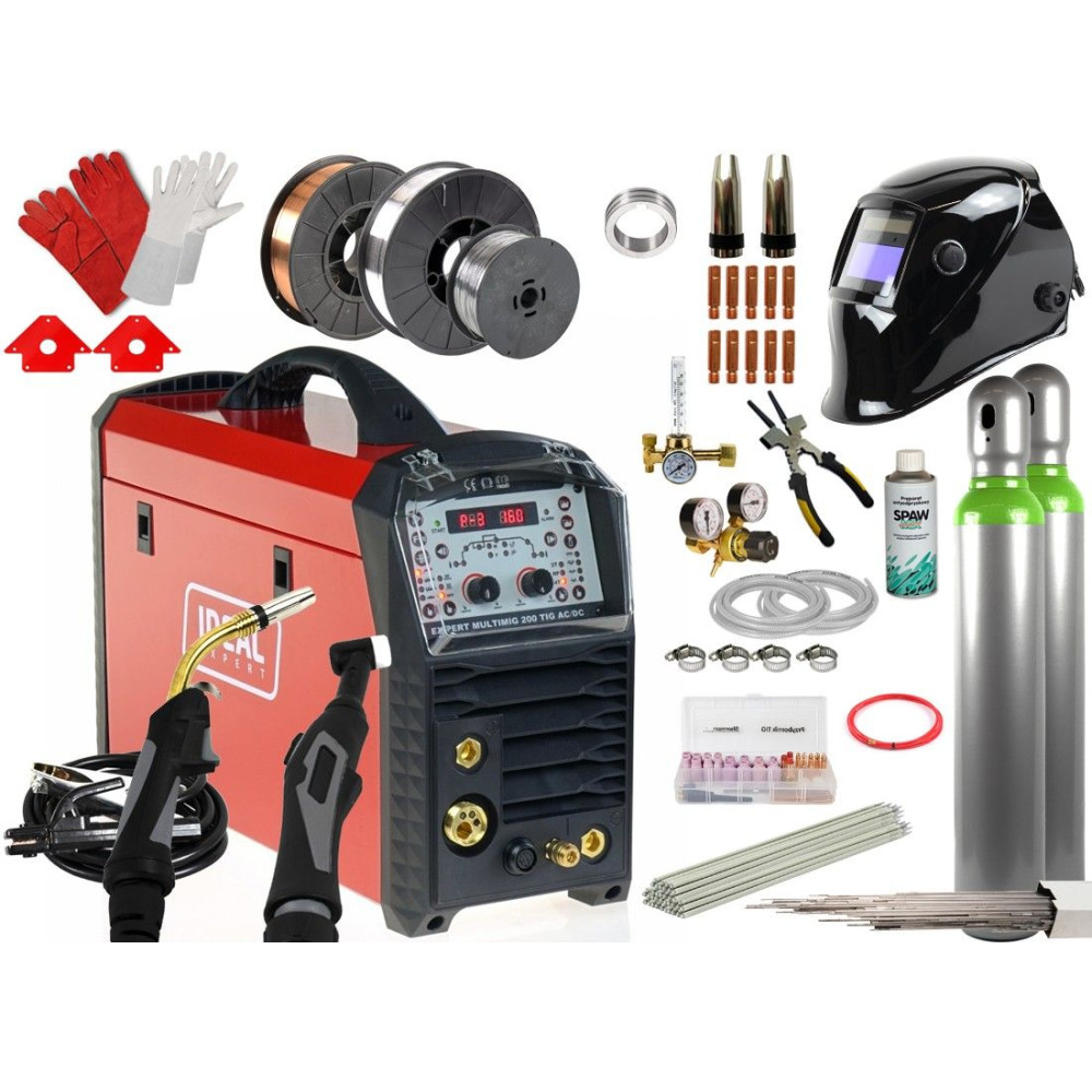 Spawarka Ideal Expert Multimig 200 TIG AC/DC - zestaw - EXMULTI200-G - Ideal - 2