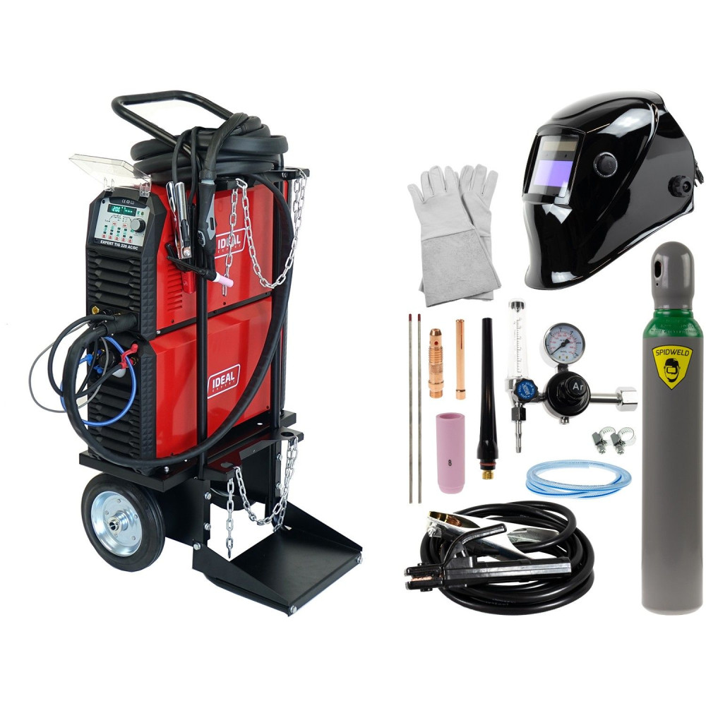 Spawarka Ideal Expert TIG 220 AC/DC Pulse W - zestaw wodny - EXTIG220AW-G - Ideal - 2