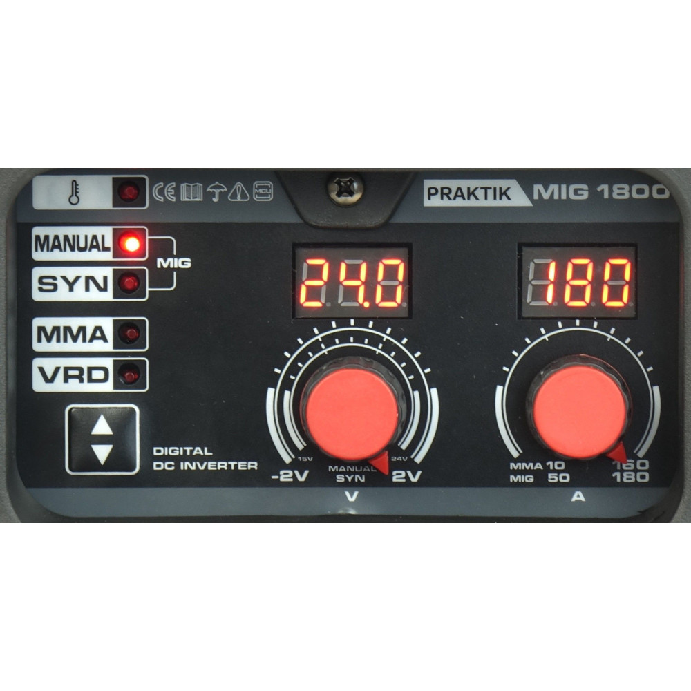 Spawarka Ideal Praktik MIG 1800 MMA - zestaw - PMIG1800-G - Ideal - 6
