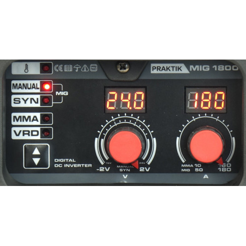Spawarka Ideal Praktik MIG 1800 MMA - zestaw - PMIG1800-G - Ideal - 6