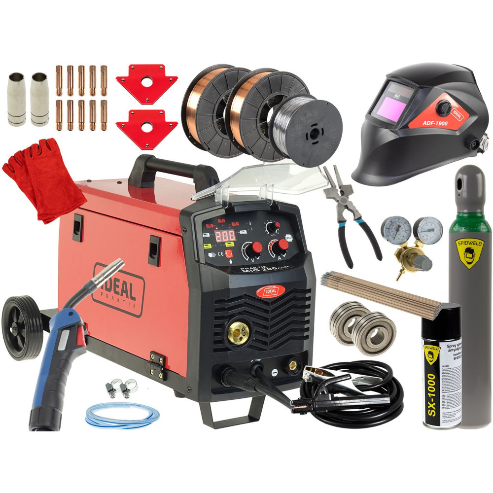 Spawarka Ideal Praktik MIG 200 Pulse - zestaw - PMIG200P-G - Ideal - 3