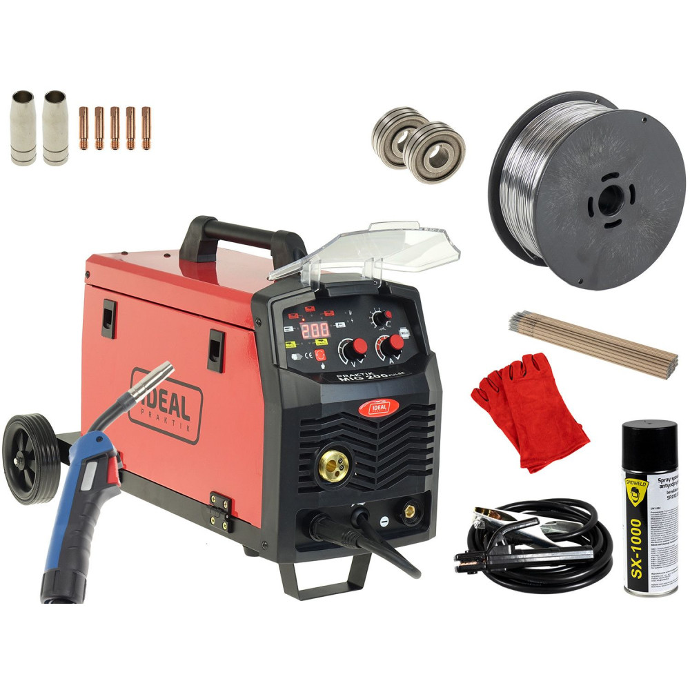 Spawarka Ideal Praktik MIG 200 Pulse - zestaw - PMIG200P-G - Ideal - 6