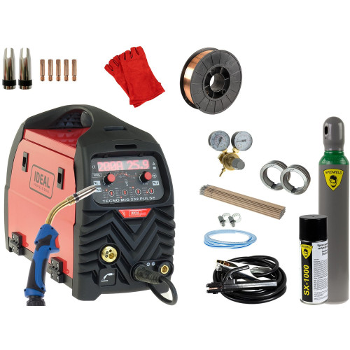 Spawarka Ideal Tecnomig 232 Pulse - zestaw - TMIG232P-G - Ideal - 5
