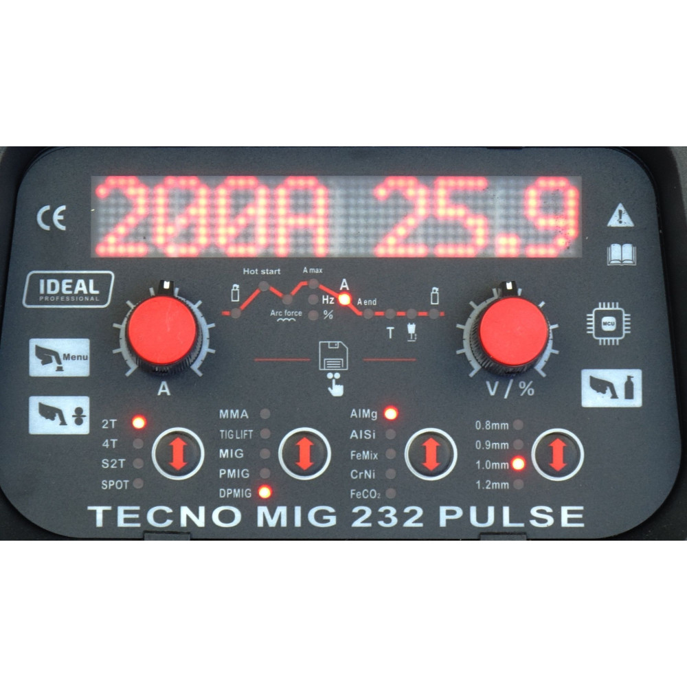 Spawarka Ideal Tecnomig 232 Pulse - zestaw - TMIG232P-G - Ideal - 10