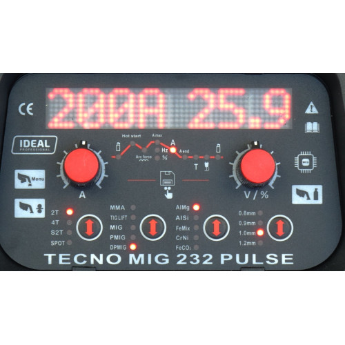 Spawarka Ideal Tecnomig 232 Pulse - zestaw - TMIG232P-G - Ideal - 10