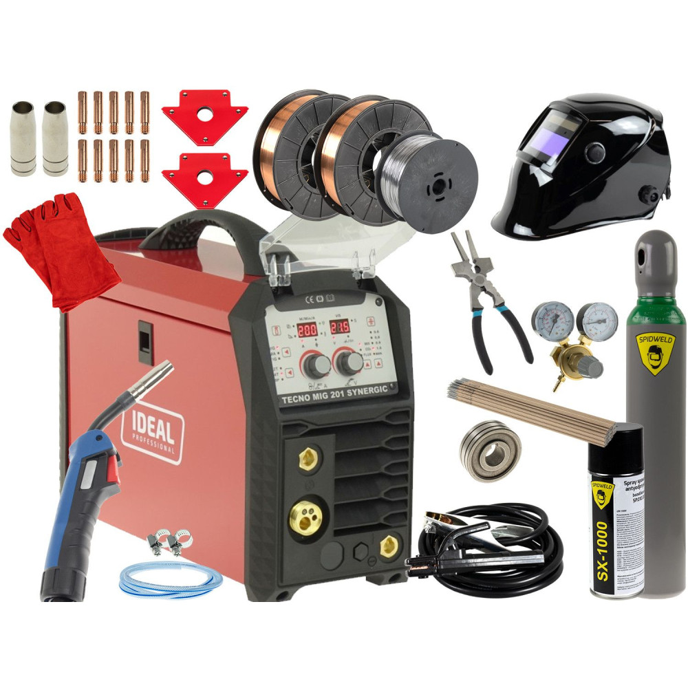 Spawarka Ideal Tecnomig 201 Synergic - zestaw - TMIG201MMA-G - Ideal - 3