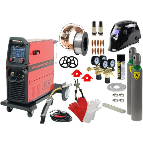 Spawarka Ideal Tecnomig 320 LCD Synergic - zestaw - TMIG320LCD-G - Ideal - 2