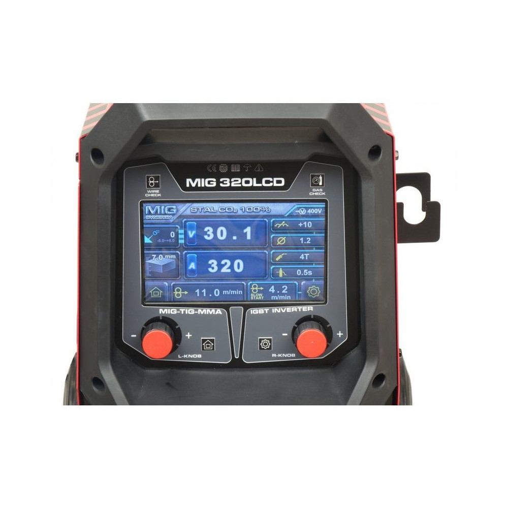 Spawarka Ideal Tecnomig 320 LCD Synergic - zestaw - TMIG320LCD-G - Ideal - 8