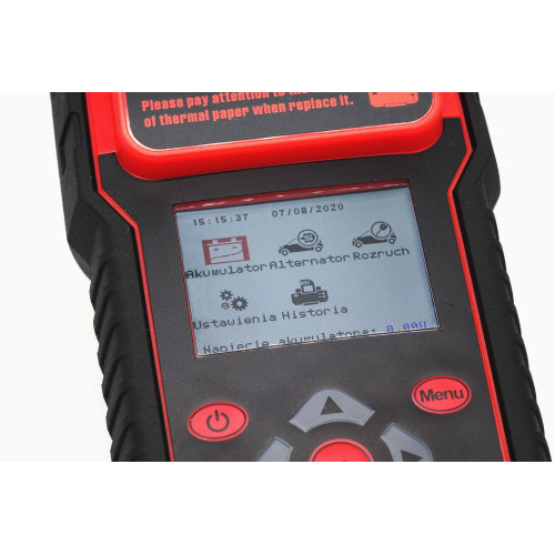 Tester akumulatorów Ideal BDT7000 (cyfrowy z drukarką) 12/24 V - BDT7000 - Ideal - 5