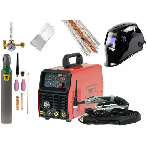 Spawarka Ideal Praktik TIG 200 AC/DC - zestaw - PTIG200AC-G - Ideal - 1