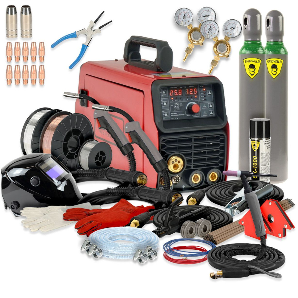 Spawarka Ideal Tecnomig 203 Synergic VRD + TIG - zestaw - TMIG203MMATIG-G - Ideal - 2