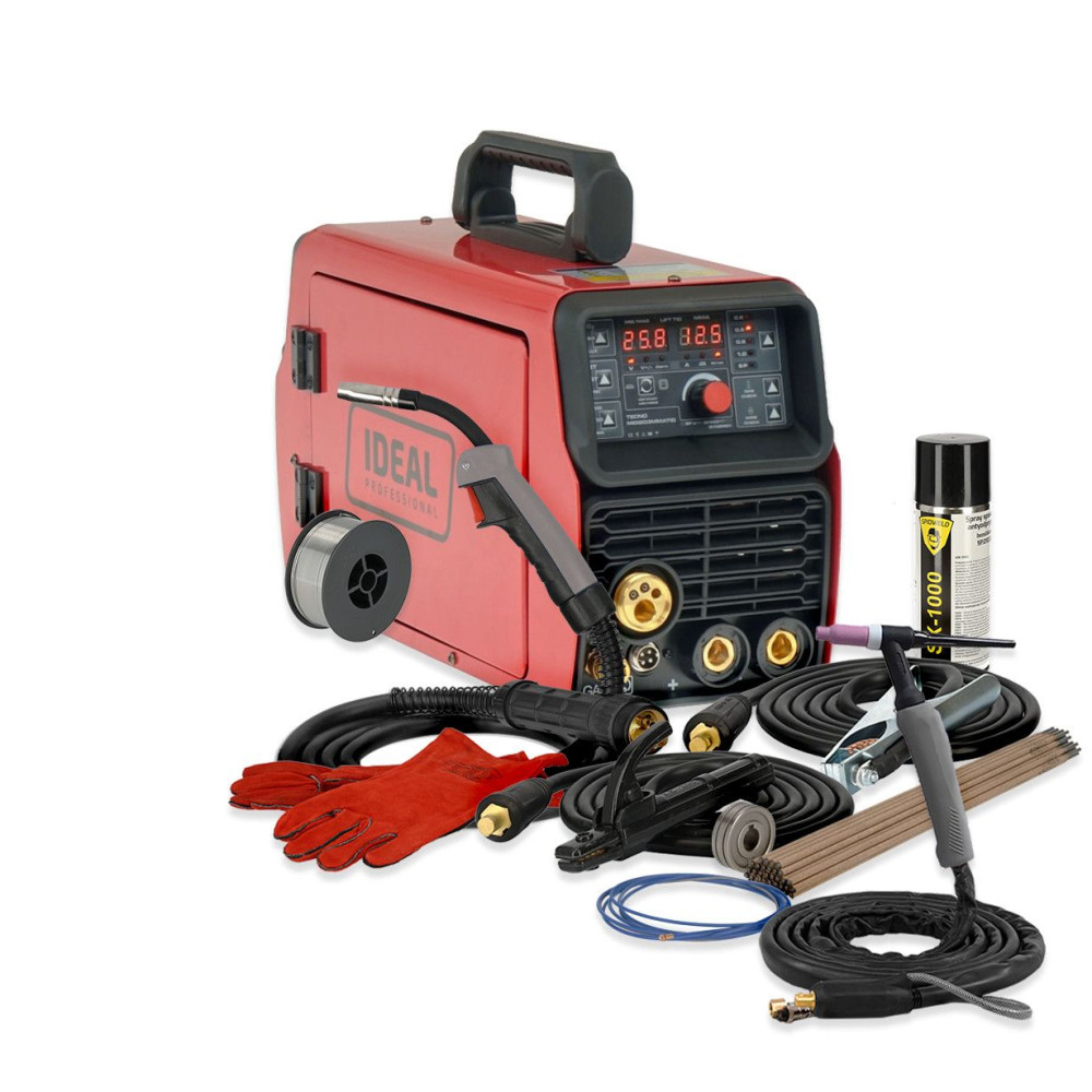 Spawarka Ideal Tecnomig 203 Synergic VRD + TIG - zestaw - TMIG203MMATIG-G - Ideal - 6