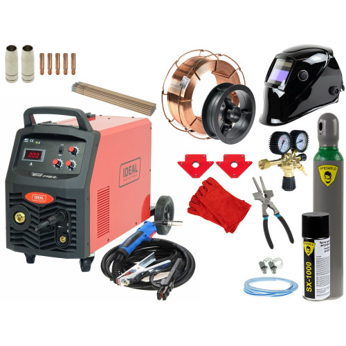 Spawarka Ideal Tecnomig 250/2 PRO MMA Digital - zestaw - TMIG250/2V2-G - Ideal - 1