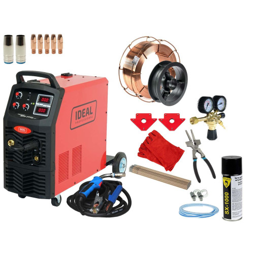 Spawarka Ideal Tecnomig 255/2 PRO IGBT - zestaw - TMIG255/2-G - Ideal - 3