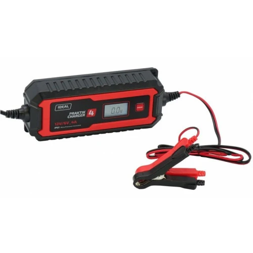 Prostownik Ideal Praktik Charger 4 LCD 6/12 V - PCHARGE4V2 - Ideal - 1 2