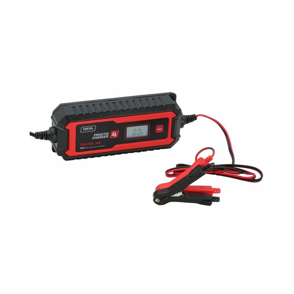 Prostownik Ideal Praktik Charger 4 LCD 6/12 V - PCHARGE4V2 - Ideal - 2