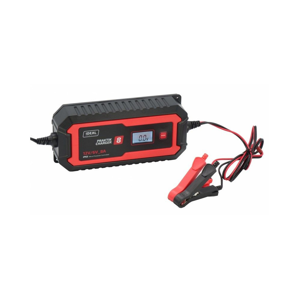 Prostownik Ideal Praktik Charger 8 LCD 6/12 V - PCHARGE8 - Ideal - 2
