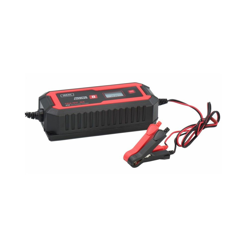 Prostownik Ideal Praktik Charger 8 LCD 6/12 V - PCHARGE8 - Ideal - 3