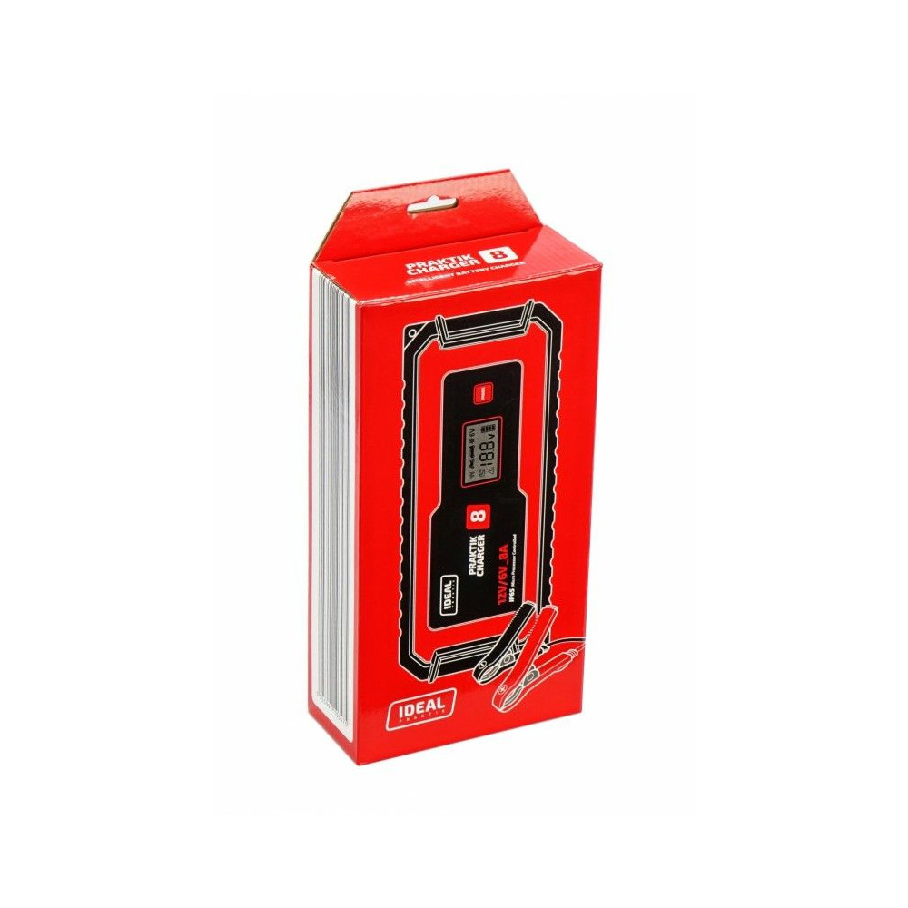 Prostownik Ideal Praktik Charger 8 LCD 6/12 V - PCHARGE8 - Ideal - 4