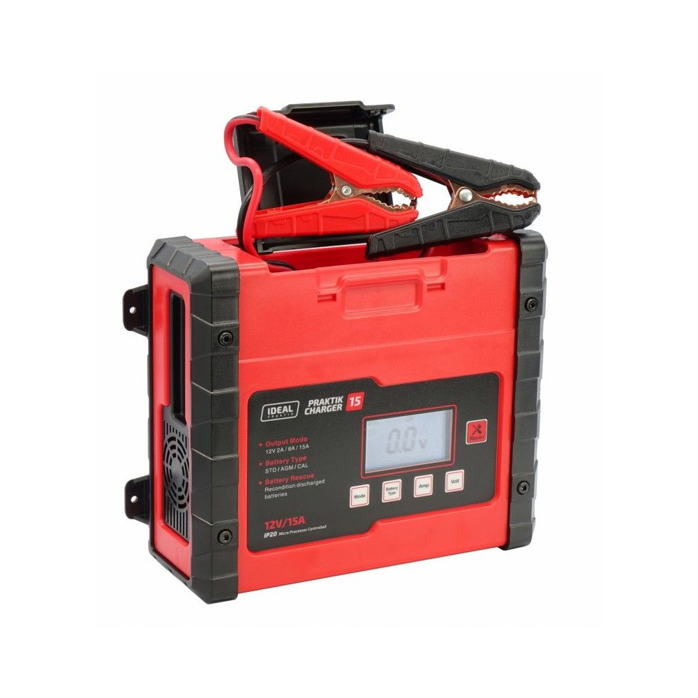 Prostownik Ideal Praktik Charger 15 LCD 12 V - PCHARGE15 - Ideal - 2