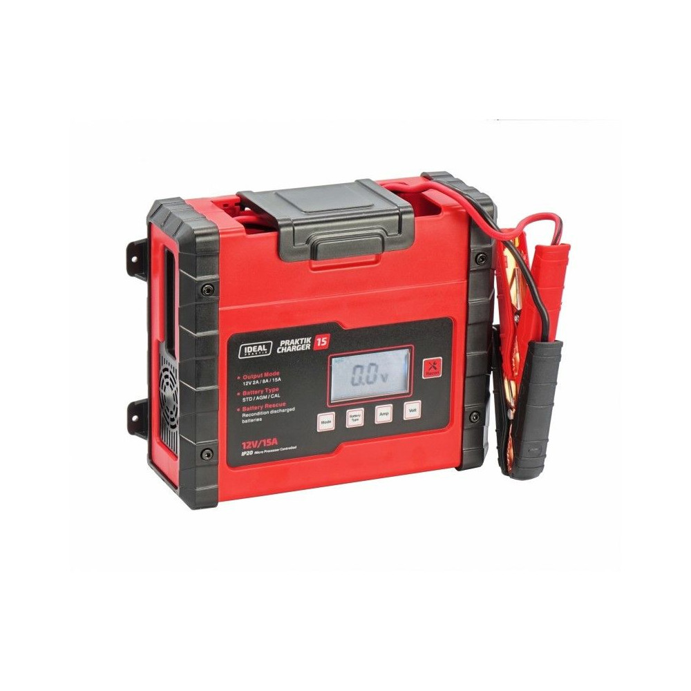 Prostownik Ideal Praktik Charger 15 LCD 12 V - PCHARGE15 - Ideal - 3
