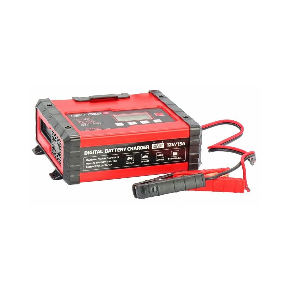 Prostownik Ideal Praktik Charger 15 LCD 12 V - PCHARGE15 - Ideal - 4