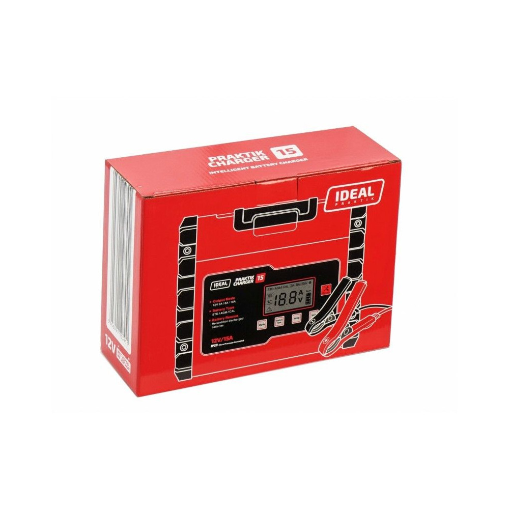 Prostownik Ideal Praktik Charger 15 LCD 12 V - PCHARGE15 - Ideal - 5