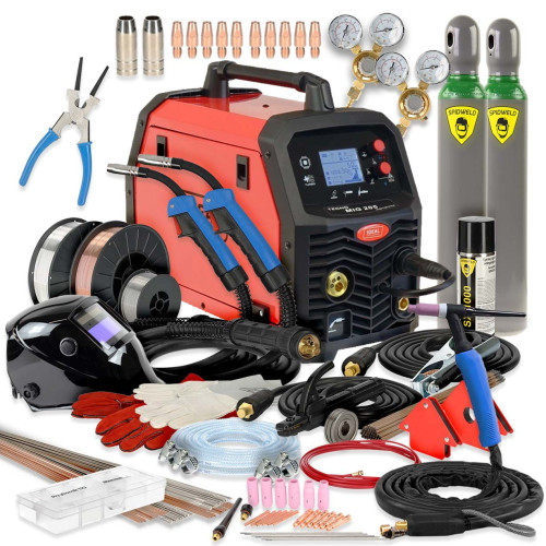 Spawarka Ideal Tecnomig 205 LCD Synergic v2 - zestaw - TMIG205LCDV2-G - Ideal - 2