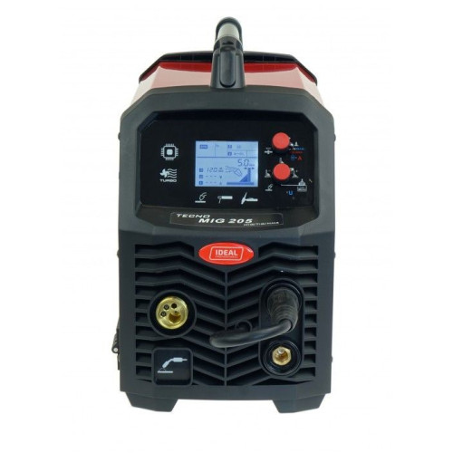 Spawarka Ideal Tecnomig 205 LCD Synergic v2 - zestaw - TMIG205LCDV2-G - Ideal - 9