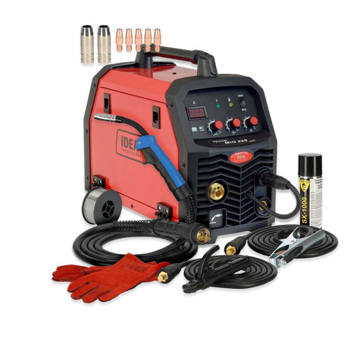 Spawarka Ideal Tecnomig 220 MMA Digital II v2 - zestaw - TMIG220V2-G - Ideal - 4