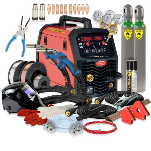 Spawarka Ideal Tecnomig 234 Pulse 4x4 v2 - zestaw - TMIG234PV2-G - Ideal - 2