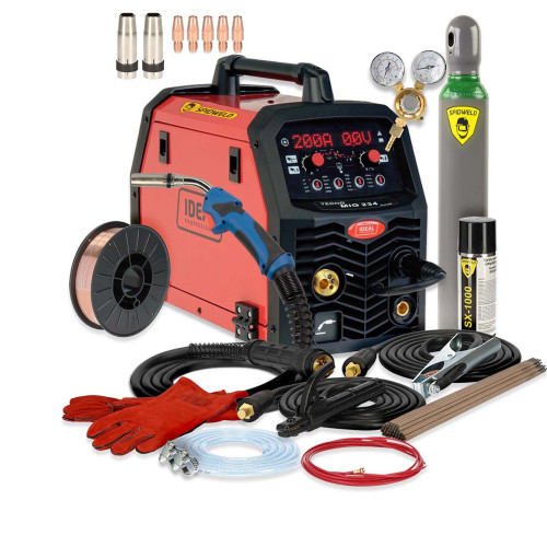 Spawarka Ideal Tecnomig 234 Pulse 4x4 v2 - zestaw - TMIG234PV2-G - Ideal - 5