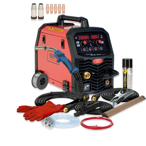 Spawarka Ideal Tecnomig 234 Pulse 4x4 v2 - zestaw - TMIG234PV2-G - Ideal - 6