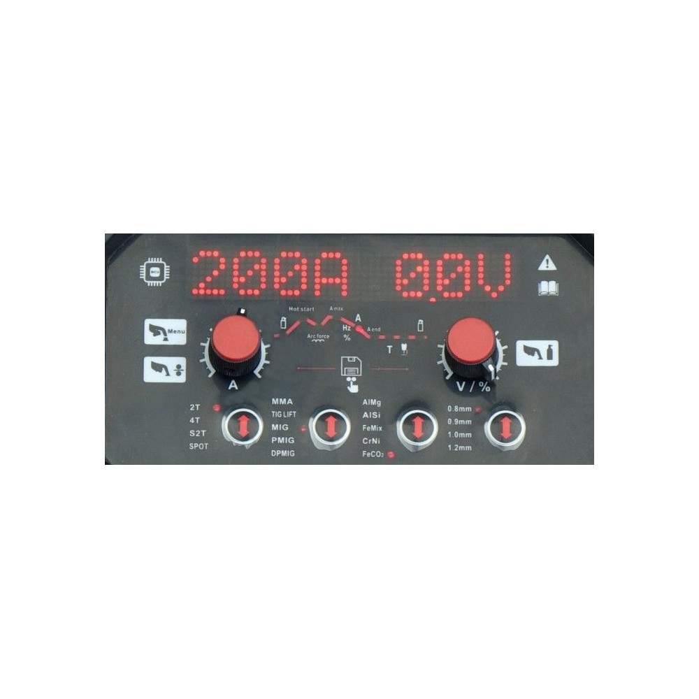 Spawarka Ideal Tecnomig 234 Pulse 4x4 v2 - zestaw - TMIG234PV2-G - Ideal - 11