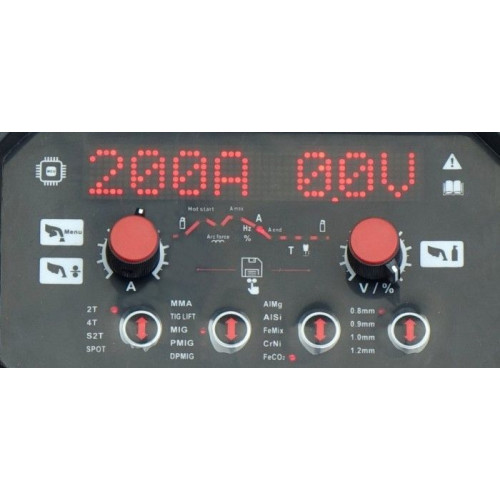 Spawarka Ideal Tecnomig 234 Pulse 4x4 v2 - zestaw - TMIG234PV2-G - Ideal - 11