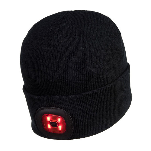Ciepła czapka z dwiema lampkami LED Portwest - B028BKR - Portwest - 7